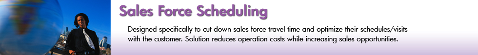 Sales Force Scheduling